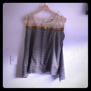 Anthropologie Floreat Sleeveless Top